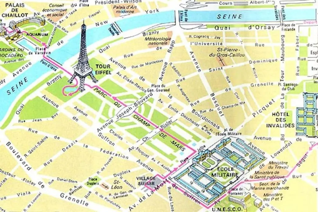 Studio Chic Paris Tour Eiffel Near Eiffel Tower 7Th Floor 0*,